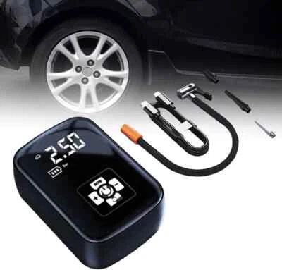 WIRELESS AIR PUMP COMPRESSOR FOR TIRE CAR MOTORCYCLE INFLATABLE BALLOON 100w - Image 1 of 4