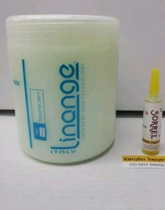 LINANGE CERAMIDE INTEGRIERTES SYSTEM HAARMASKE 33,8 Unzen NEU. GRATIS AMP.KERATIN  - Bild 1 von 2
