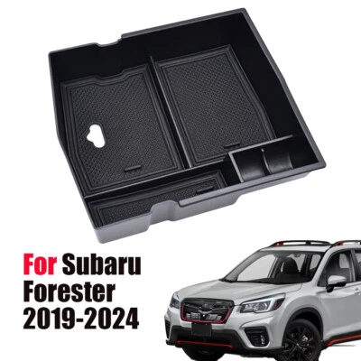 Caja reposabrazos insertable porta monedas organizador de almacenamiento para Subaru Forester 2019-2024 Foto 1 de 4