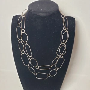 Silpada Sterling Silver Oval Link 35" Necklace delicate oval chain links - Picture 1 of 2