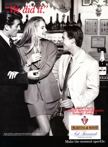 MARTINI & ROSSI WINE magazine AD #3 RARE 1991 OUT OF PRINT VINTAGE - Picture 1 of 2