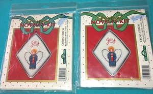 2 Weihnachten Neuheit Set Freude Engel Kreuzstich T8719 Neu in Verpackung Komplettset Tradition - Bild 1 von 5