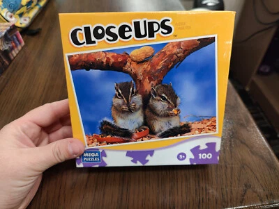 Close-Ups Mega 100 PC Puzzle Squirrel NEW - Image 1 of 3