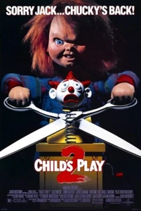 CHILD'S PLAY 2 (1990) ORIGINAL MOVIE POSTER - ROLLED - DOUBLE-SIDED 40" X 27 - Picture 1 of 1