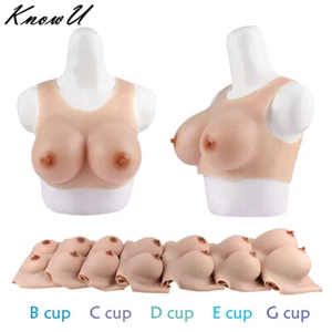 B-G Cup Silicone Breast Forms Plates Boobs Crossdresser Drag Queen Transgender - Picture 1 of 23
