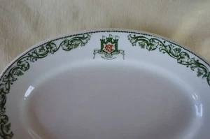 3 Oval Vitrified Shenango Pottery Co Plates Castle Square Hotel Boston MA - Picture 1 of 19