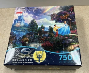 Thomas Kinkade Disney Cinderella "Die Träume" Sammlung 750 Stck. Puzzle 24"x18" - Bild 1 von 6