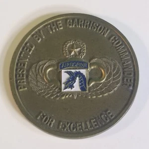 18th XVIII AIRBORNE CORPS - GARRISON COMMANDER FORT BRAGG - CHALLENGE COIN - 2" - Picture 1 of 2