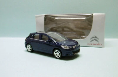Norev - CITROEN C4 bleu nuit métallisé Neuve NBO 3 inches 1/64 - Photo 1/2