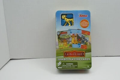 Disney Junior The Lion Guard Jumbo Playing Cards Crazy Eights Go Fish Rummy Snap - Image 1 of 4