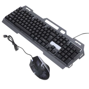  Schwimmende Tastatur Der Kabelgebundene Computertastatur Tastaturmaus - Afbeelding 1 van 12