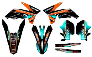 2011-2012 SX SURGE Orange Senge Graphics Kit Compatible with KTM - Picture 1 of 10