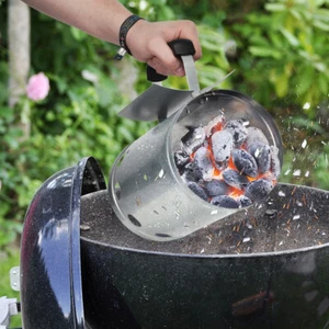 Grill Kohleanzünder aus Metall - Kohlestarter - Bild 1 von 2