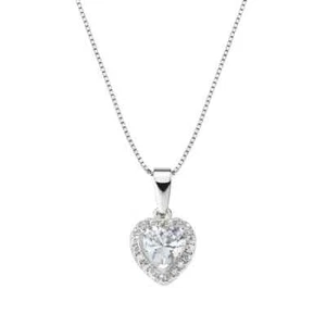 AMEN COLLANA  CUORE DELL'OCEANO BIANCO  ARGENTO 925 REFERENZA  CLTICBB  NUOVA - Foto 1 di 3