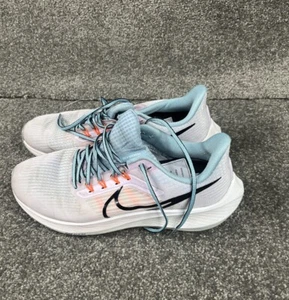 Nike Air Zoom Pegasus 39 Womens US 9.5 White Pink Running Shoes Sneakers Ladies - Picture 1 of 13