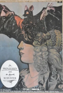 (D78) DDR-Plakat DIE PRINZESSIN UND DER FLIEGENDE SCHUSTER - CSSR - Picture 1 of 1