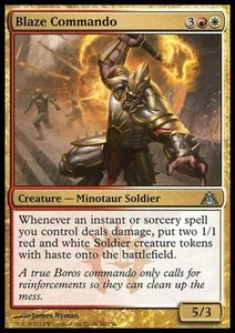 4 x COMMANDO INFUOCATO - BLAZE COMMANDO - Labirinto del Drago MAGIC - Foto 1 di 1