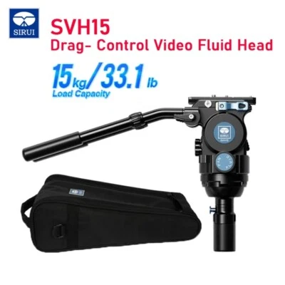 SIRUI SVH15 Drag-Control Video Fluid Tripod Head Quick Rlease Handle Camera DSLR - Image 1 of 4