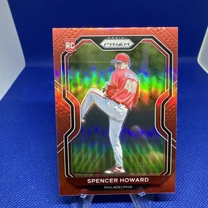 2021 Prizm Baseball Spencer Howard RC #66 Red Prizm Philadelphia Phillies - Picture 1 of 4