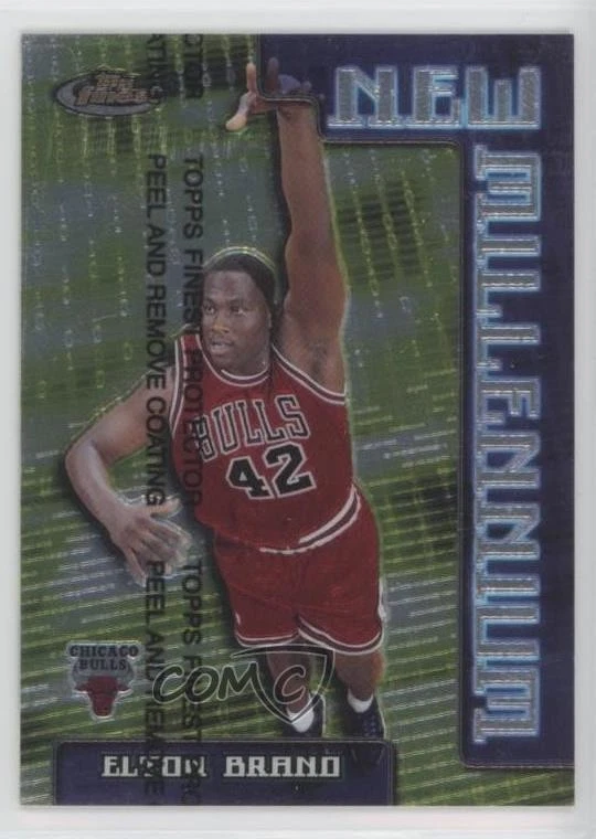 1999-00 Topps Finest New Millennium /1500 Elton Brand #NM5 Rookie RC - Image 1 of 2