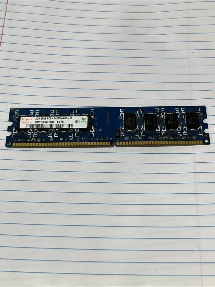 Hynix 2GB DDR2-800 (PC2-6400) Desktop Memory Module - Image 1 of 1