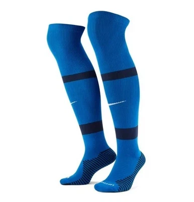 Nike MatchFit Knee-High Soccer Socks Royal Midnight Navy Blue Small S CV1956-463 - Image 1 of 4