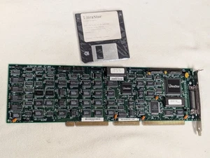 Vtg Ultrastor Corp 802-45288-00D U34F VLB ISA SCSI HDD Control Card & Software - Picture 1 of 6