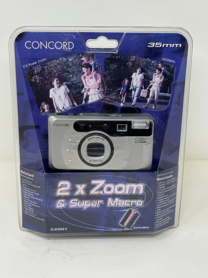 Concord C2001 35mm Film Camera READ DESCRIPTION - Image 1 of 4