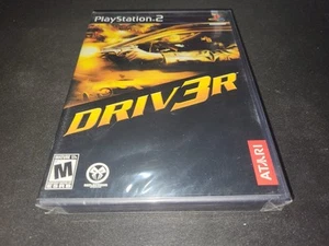Driv3r Driver 3 Etiqueta Negra Atari Sony Playstation 2 PS2 ¡NUEVO SELLADO! - Imagen 1 de 12