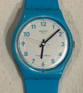 Swatch HGS156 SwatchXme Swiss Made Quarzuhr gebraucht neue Batterie siehe Beschreibung - Bild 1 von 10