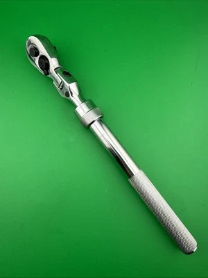 Trinquete Extensible Stanley Nº 7-85-782 Cabeza Flexible 3/8 Unidad Con Empuñadura Moleteada Foto 1 de 4