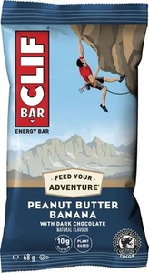 Clif Bar Peanut Butter Dark Choc Bar with Dried Bananas & 10g Protein 68g - Picture 1 of 1