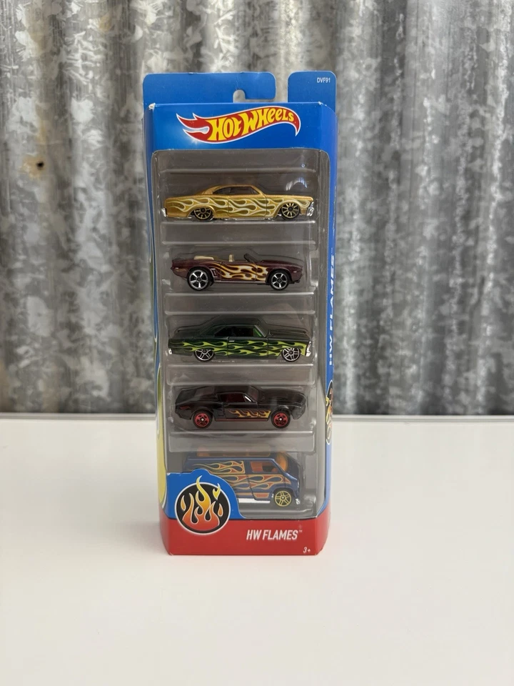 1998 Hot Wheels Gift Pack 25372 Motorin Music 5 Pack Camaro Mustang Corvette 00