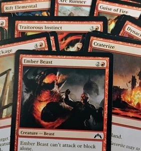 Embervils ~ Mono Red Deck ~ Devils ~ Magic Mtg - Picture 1 of 1