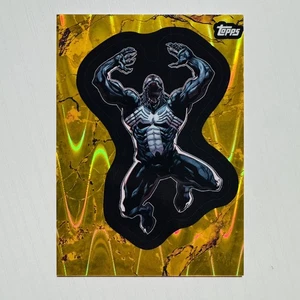 2025 Topps Marvel Comic Book Heroes Anniversary Venom Gold Raywave /150 - Picture 1 of 11