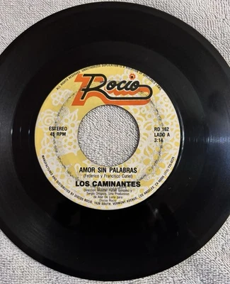 Los Caminantes  VINYL RECORD Amor sin Palabras Y Tu Morsa - Image 1 of 2