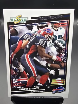 2004 Score Scorecard #35 Takeo Spikes /625 - Buffalo Bills - Image 1 of 2