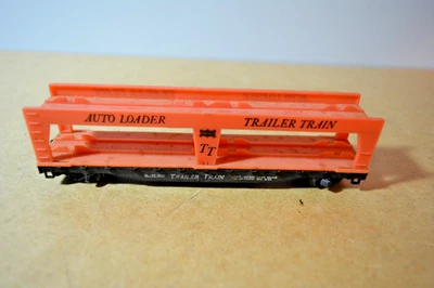 HO Scale TYCO Trailer Train Frisco TT SL-SF 2530 Auto Loader - No Cars - Image 1 of 4