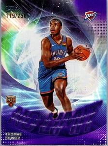2025-26 Topps Thomas Sorber (RC) #NL-15 No Limit Oklahoma City Thunder /250 - Picture 1 of 2