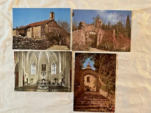 Cotignac * Konvolut 4 Postkarten * Kirchen & Kapellen * 70er Jahre - Bild 1 von 2