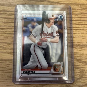 2020 Bowman Chrome Draft Refractors #BD122 Heston Kjerstad 1ST ROOKIE ORIOLES - Bild 1 von 2