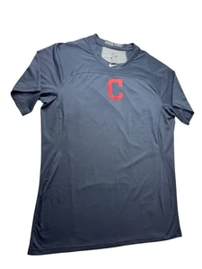 Nike Pro XL Cleveland Guardians T-Shirt Short Sleeve Dri-Fit Tee Athletic MLB - Picture 1 of 8