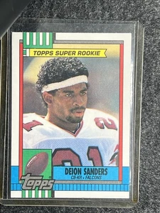 Tarjeta Deion Sanders 1990 Topps Super Rookie GRADABLE FALCONS COLORADO COWBOYS NFL - Imagen 1 de 2