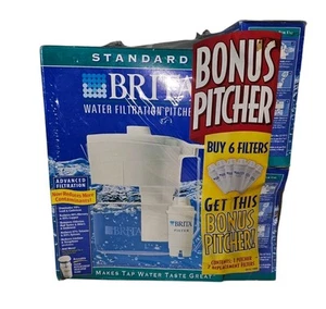 Brita water filtration pitcher with 6 Bonus Filters - Picture 1 of 5