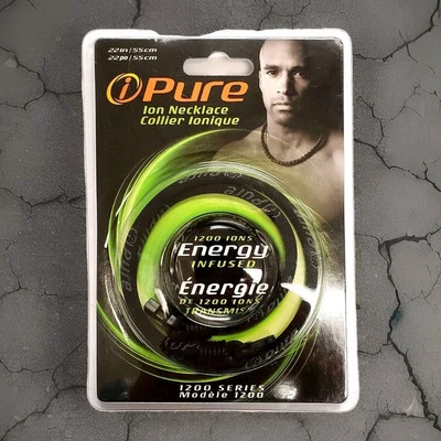 iPure® Ion Necklace Energy Infused Strength Balance Endurance Flexibility BT11 - Image 1 of 4