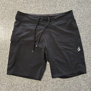 Volcom Solid Boardshorts 20” Mens Size 36 Lido Mod Tech Swim Trunks Shorts - Picture 1 of 7