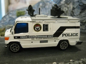 Realtoy Mercedes TV Nachrichten LKW Polizei Tatort Kommandoeinheit - Bild 1 von 5