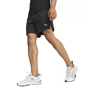 PUMA Energy 7 Inch Stretch Woven Shorts Mens Black Casual Athletic Bottoms 52572 - Picture 1 of 6