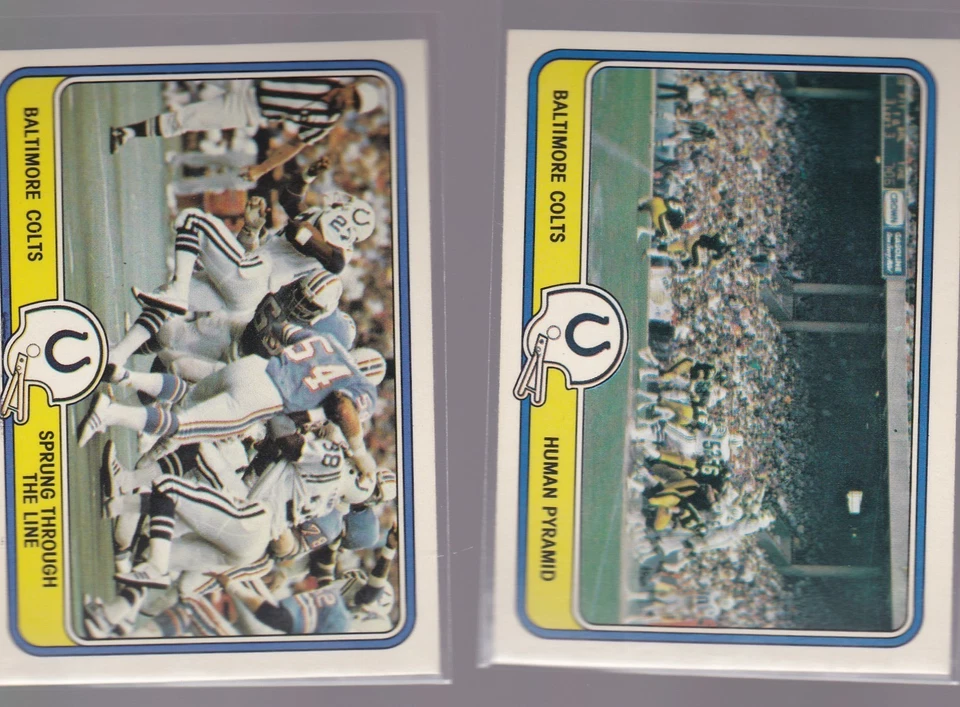 1981 FLEER FOOTBALL #4 ONLY BALTIMORE COLTS NMMT/MINT *54521 - Image 1 of 1