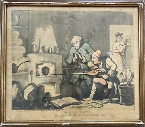 Thomas Rowlandson 1756-1827 Hocus Pocus o En busca de la Piedra Filosofal - Imagen 1 de 16